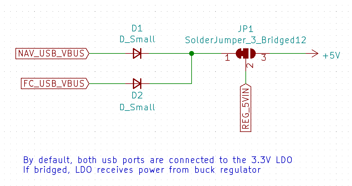 Solderjumper for LiPo 5V