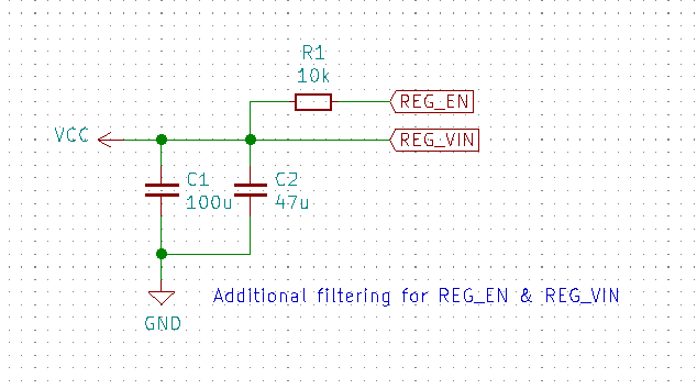 Buck Regulator input filtering